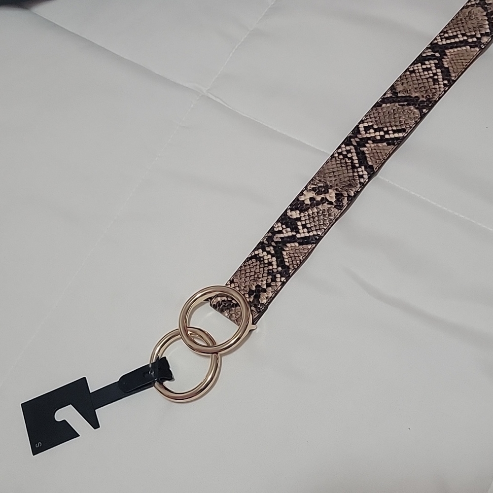 Snake Print belt